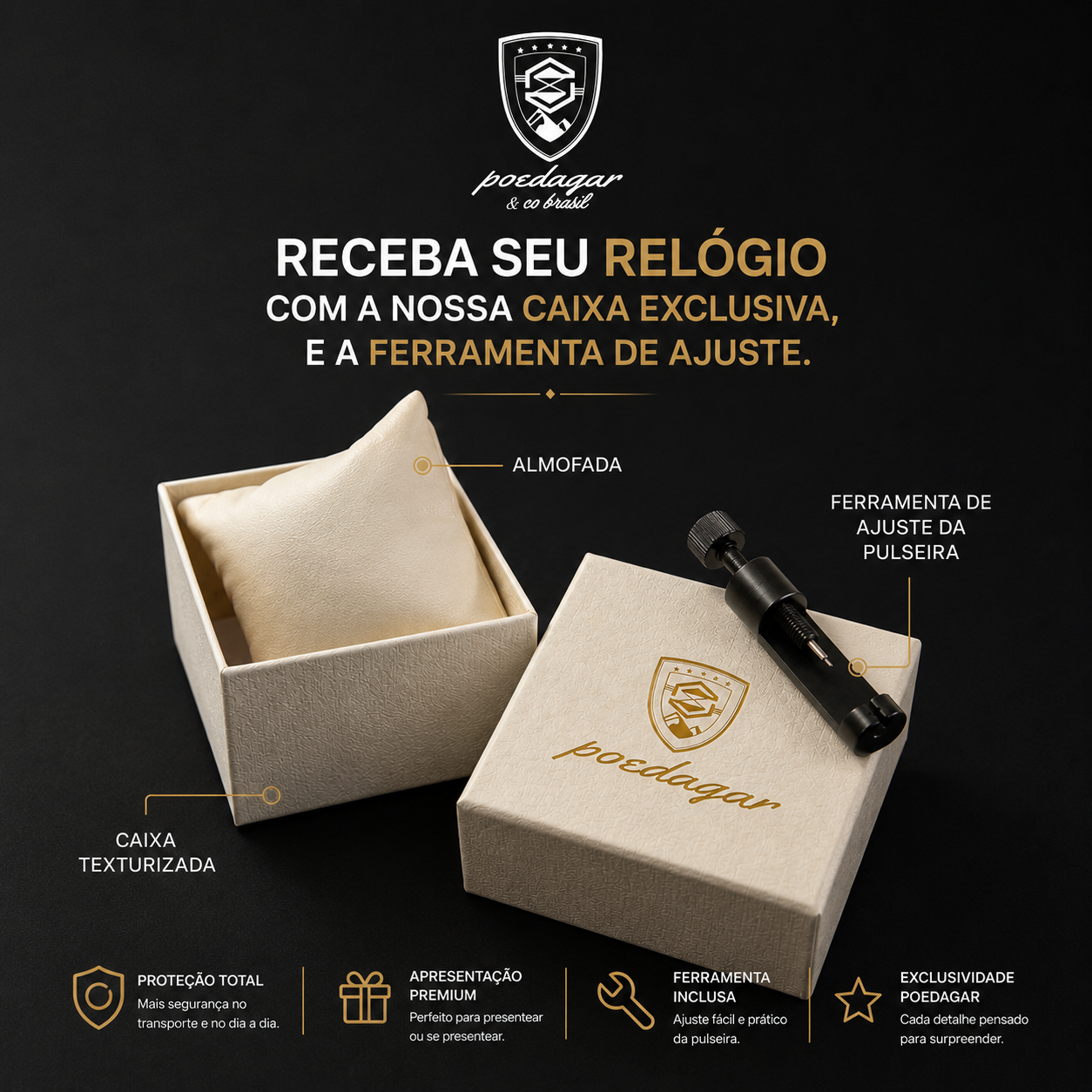 Relógio Poedagar Machine